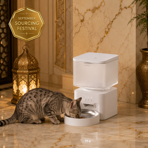 Gamelle Magique 4,5L pour Chien et Chat, Contrôle des Repas par App Tuya, Appel Vidéo avec Objectif 3MP, Minuteur, 5V 1A, <span class=keywords><strong>Mini</strong></span> de Bureau, Vente Directe Usine - Product Image 4