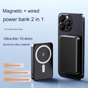 Mini Ultra Slim PD 20W Portable Mini Powerbank 15W Magnétique Chargeur Sans Fil <span class=keywords><strong>Batterie</strong></span> Chargeur Rapide Power Bank 10000mah Pour <span class=keywords><strong>Iphone</strong></span> - Product Image 3