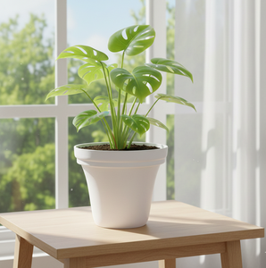 Pot de fleurs auto-arrosant, pot de fleurs en plastique PP à paroi épaisse durable avec réservoir d'eau, logo personnalisé disponible, grande taille - Product Image 3