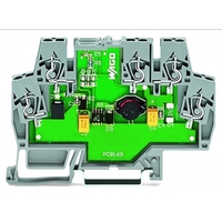 Convertidor CC/CC 859-801 de 24 VCC a 5 VCC 0.5A para Montaje en Riel DIN, NUEVO, Excedente