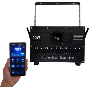 Maite chuyên nghiệp 10W laser hiển thị máy chiếu bên Disco sân khấu đầy đủ màu sắc <span class=keywords><strong>Lazer</strong></span> hoạt hình DJ đèn laser cho câu lạc bộ đêm thanh - Product Image 1