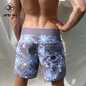 Shorts de course à pied de plage d'été de haute qualité personnalisés, taille élastique en polyester, shorts de sport de jogging, shorts de surf et de natation pour hommes - Product Image 2