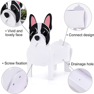 Planteur de chiens en forme de dessin animé, Pots de fleurs mignonnes pour <span class=keywords><strong>jardin</strong></span>, plantes de Cactus, pour la maison, offre spéciale, - Product Image 5