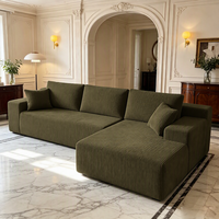 Canapé compressible luxueux et pratique, avec mousse haute résilience, économique et durable, adapté à la maison et aux hôtels.