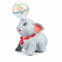 Jouet éléphant dansant LED avec boule rotative, robot musical tournant avec lumière et son pour les tout-petits, cadeau de Noël, fête d'enfants