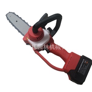 Mini motosierra eléctrica inalámbrica a batería, de una mano, para cortar madera, uso en bricolaje. - Product Image 4