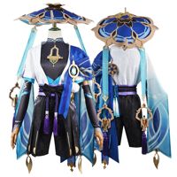Anime Halloween Costumes femmes jeu Fatui Scaramouche ballade Genshin Impact wader Kunikuzushi Cosplay Costume uniforme perruque