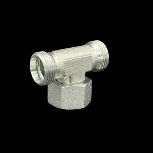 Raccords de compression hydrauliques en acier au carbone et en acier inoxydable, raccords BC BD avec filetage interne mobile, té, conduits et raccords - Product Image 1