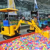 Parc d'attractions commercial intérieur Matériau durable Simulateur en acier Pelle électrique pour enfants à vendre