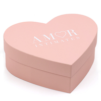 Boîte-cadeau en carton en forme de coeur pour chocolat fraise Cupcake personnalisé Photo impression faveur de mariage Invitation porte emballage