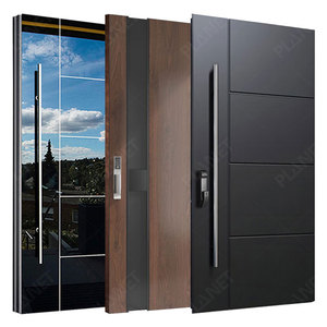 Premium Home Interior Exterior with Minimalist Appearance Vertical Fluted Water Resistant Villa Main Pivot <strong>Door</strong> - Product Image 6