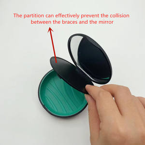 New <strong>Design</strong> Plastic with Mirror Dental <strong>Denture</strong> 88*27mm Box for <strong>Denture</strong> Storage/Retainer Case - Product Image 5