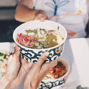 Cibo usa e getta personalizzato porta via zuppa di Ramen ciotola di carta Kraft contenitori per imballaggi alimentari ciotole di carta bianca con coperchio - Product Image 2