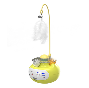 Juguete Moderno de Plástico <span class=keywords><strong>con</strong></span> Diseño de Gato de Dibujos Animados, Resistente a Mordidas, Ecológico y Automático para <span class=keywords><strong>Gatitos</strong></span> y Cachorros - Product Image 1