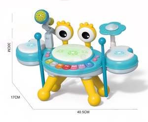 Wholesale Portable Multi-Function Musical Piano Keyboard <b>Toy</b> With <b>Drum</b> Microphone Detachable Rattle Whistle - Product Image 5