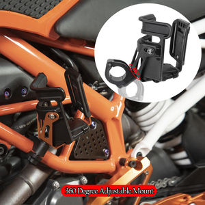 Imoxun — porte-bouteille de boisson pour moto, avec cadre, <span class=keywords><strong>Cage</strong></span> de montage universel pour 21mm, 25mm, <span class=keywords><strong>MT</strong></span> FZ <span class=keywords><strong>07</strong></span> 09 GSXS 750 1000 - Product Image 3