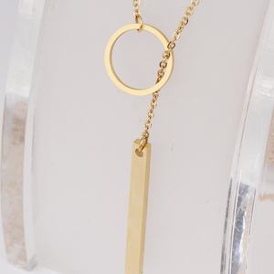 Nuevo Collar de Barra de Moda de Acero Inoxidable Antideslustre al por Mayor 2024 - Product Image 3