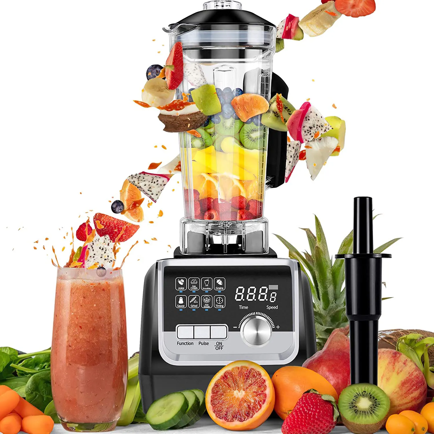 La migliore Vendita BPA Libero robot da cucina potente succo di frutta Frullato commerciale heavy duty mixer e frullatore