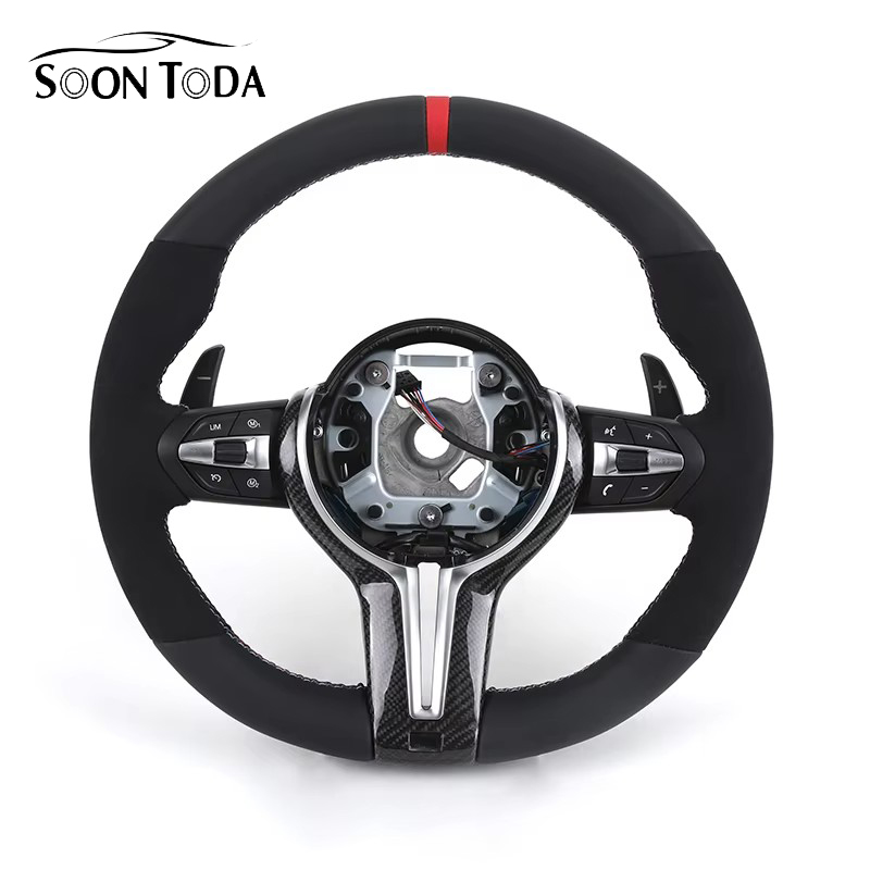 Cuir + alcantara + Cadre en carbone