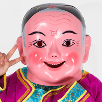 Grande poupée tête de lion chinoise pour la danse du lion