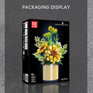 Khuôn Vua 24110 Hoa Trang Trí Gạch Cô Gái Đồ Chơi Vườn Lắp Ráp Mô Hình Bộ Hướng Dương 1 Khối Xây Dựng - Product Image 6