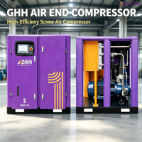Kompresor Udara Sekrup Rotary Nanxiang 75KW 100HP 13Bar 512CFM PM VSD dengan GHH Air End untuk Pemotongan Laser