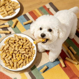 Snacks Crujientes Rellenos de Leche de Cabra, Huevo y Yema <span class=keywords><strong>para</strong></span> Perros y Gatos, Horneados, Naturales, Ricos en Calcio y Proteínas - Product Image 1