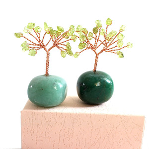 <b>Crystal</b> <b>Tree</b> Amethyst And Rose Quartz Sphere Base Home Decoration Desktop Ornament - Product Image 1