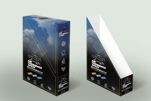 กล่องบรรจุภัณฑ์กระดาษแข็งแบบกำหนดเอง ป้องกันเด็กเปิดได้ ผลิตตามสั่ง (OEM) หรูหรา เป็นมิตรกับสิ่งแวดล้อม พิมพ์โลโก้ กล่องโชว์สินค้า - Product Image 1