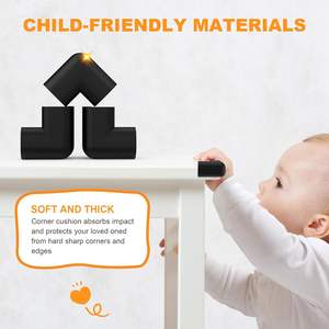 Protecteur de coin de Table pré-enregistré d'étanchéité à chaud pour bébé protège-pare-chocs d'angle de meubles en mousse de caoutchouc souple pour cheminée - Product Image 4