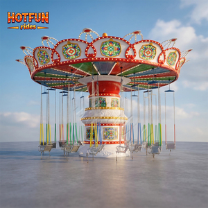 Chaise volante rotative pour parc d'attractions, certifiée CE et testée pour la sécurité, pour adultes, modèle <span class=keywords><strong>Wave</strong></span> Swinger, à vendre - Product Image 2