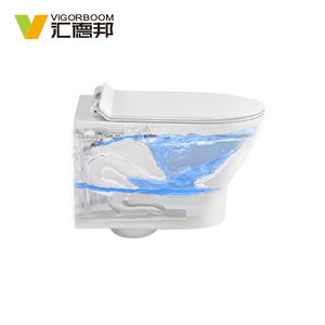 Articles sanitaires toilettes en céramique une pièce toilettes murales suspendues - Product Image 4