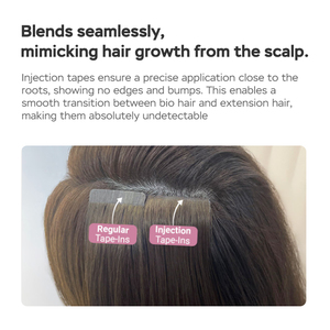 LBC 100% Человеческие волосы Remy наращивание бесшовная искусственная кожа невидимая лента для инъекций наращивание волос - Product Image 4