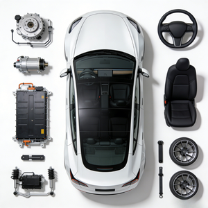 Kit carrosserie de style usine pour Tesla Model 3 2017-2023, spoiler de pare-chocs avant - Product Image 1