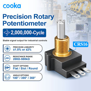 Potenziometro Rotativo Cooka 16mm 22mm 1K-50k, Potenziometro <span class=keywords><strong>di</strong></span> <span class=keywords><strong>Precisione</strong></span> a Film <span class=keywords><strong>di</strong></span> Carbonio, Sensore FCP22, Serie Sostitutiva 282 Pot - Product Image 3