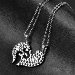 ZRM <strong>2</strong> Pcs/Set Classic Crystal Heart-Shaped Big Little <strong>Sister</strong> <strong>Necklace</strong> <strong>for</strong> <strong>Sisters</strong> Best Friends Forever Gold Silver Charm Jewelry - Product Image 4