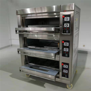 Horno de Gas de Entrega Directa de Fábrica, 3 Niveles, 6 Bandejas, Automático, para Panadería, para Hacer Baguettes, Pan con Mantequilla, Máquinas Automáticas para Hacer Bocadillos - Product Image 3