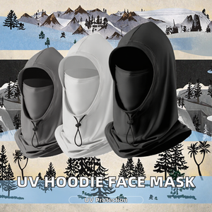 Gorro con Capucha y Máscara Facial Completa de Nailon y Spandex, Estilo Y2K, Anti-UV, Unisex, para Deportes al Aire Libre y Viajes - Product Image 2