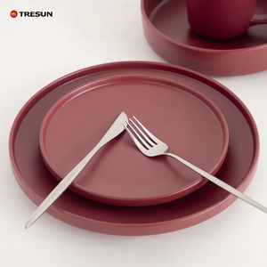 Nhà bếp platos ăn phục vụ Platter bữa ăn tối món tráng miệng Platter sứ gốm phục vụ Plat trắng gốm tấm và các món ăn Bộ - Product Image 3