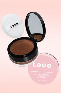 Etiqueta privada vegana caliente personaliza tu propio logotipo buena calidad maquillaje impermeable cosmético suelto <span class=keywords><strong>iluminador</strong></span> en polvo - Product Image 3