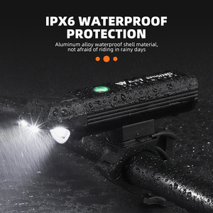 自行车头灯防水 USB 自行车 LED 前灯 <span class=keywords><strong>1300</strong></span> 流明头灯 自行车灯 可充电自行车灯 - Product Image 4