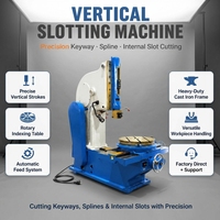 Machine à tailler les clés industrielle verticale avancée avec table de positionnement rotative pour le façonnage de rainures de clés