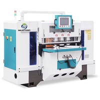 Centre d'usinage automatique CNC Mustang pour le fraisage de tenons et le traitement de mortaises, broche 6000-12000 tr/min, moteur 12,7 kW pour bois/MDF