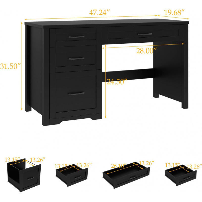 Writing Notebook Form Cross-border factory wholesale small apartment storage study table ...