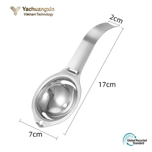 Egg yolk and egg white separator stainless steel egg separator egg separator household baking egg liquid filter leakage - Product Image 6