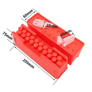 Bee Red Boxs Queen Bee Transport Box With Queen Cages Rearing Equipment for Beekeeping