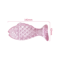 Tapis de clavier en forme de poisson Kawaii Transparent Crystal Cartoon Tapis de souris transparent Gel Fish Tapis de souris de jeu pour la maison et le bureau