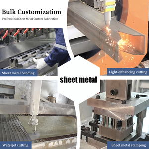 Fabrication sur mesure de tôles industrielles, estampage de métaux en <span class=keywords><strong>acier</strong></span> inoxydable, pliage, découpe laser, supports, pièces, services - Product Image 2