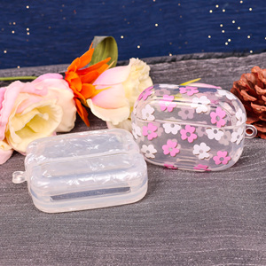 Étui pour écouteurs Bluetooth en acrylique transparent personnalisé, motif coloré, léger et portable, cadeau pour un usage quotidien - Product Image 6