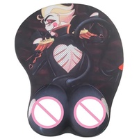 Tapis de souris personnalisé OEM en gel de silicone 3D pour jeux vidéo avec repose-poignet chauffant en stock